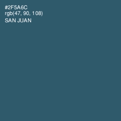 #2F5A6C - San Juan Color Image